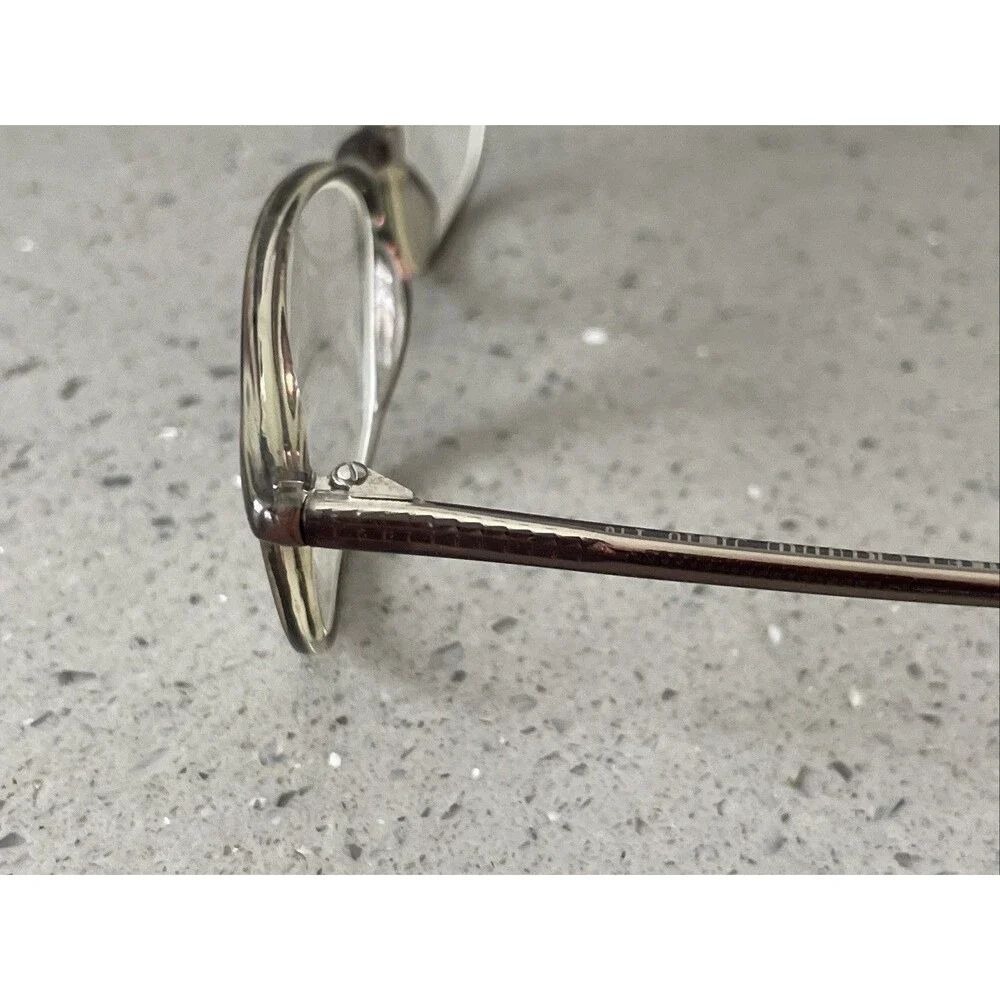 Gramercy Grey Crystal 51-18-140 Plastic Eyeglasses Frames ONLY full rim oval